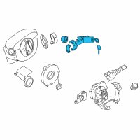 OEM 2012 Nissan Sentra Lock Set-Steering Diagram - D8700-ET000
