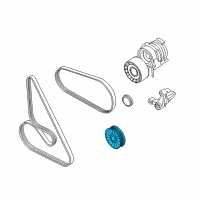 OEM 2013 BMW 650i xDrive Gran Coupe Deflection Pulley Diagram - 32-42-7-564-649