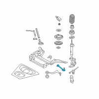 OEM BMW M3 Right Wishbone Diagram - 31-10-2-283-578