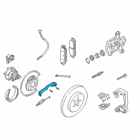 OEM Chevrolet Monte Carlo Support Plate Bracket Diagram - 10409251