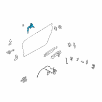 OEM 2015 Nissan GT-R Cylinder Set-Door Lock, LH Diagram - H0601-JF10A