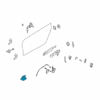 OEM 2017 Nissan GT-R Interior Door Handle Assembly, Right Diagram - 80670-6AV0A