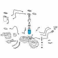 OEM Lexus GS200t Fuel Sub Tank No1 Diagram - 77131-30063