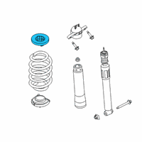 OEM Ford Maverick ANTISQUEAK - REAR SPRING Diagram - LX6Z-5586-B