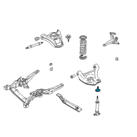 OEM 2003 Chevrolet Astro Stud Kit, Front Lower Control Arm Ball Diagram - 88965475