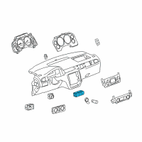 OEM GMC Sierra 1500 Adjuster Switch Diagram - 22778094