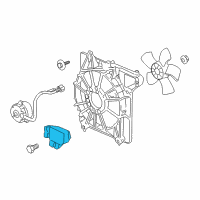 OEM 2011 Acura RL Rfc Unit Diagram - 19090-58G-A01