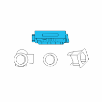 OEM Dodge Charger Module-Parking Assist Diagram - 68316627AD