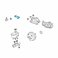 OEM Jeep Hose-Brake Booster Vacuum Diagram - 4581930AA