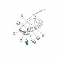 OEM 2010 Hyundai Elantra Supplemental Restraint System-Clockspring Diagram - 93490-2H500