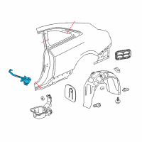 OEM Cadillac ATS Actuator Diagram - 20964342