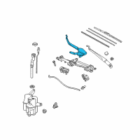 OEM Toyota Prius Wiper Arm Diagram - 85211-47100