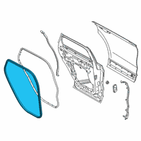 OEM 2022 Lincoln Corsair WEATHERSTRIP ASY - DOOR OPENIN Diagram - LJ7Z-78253A10-A