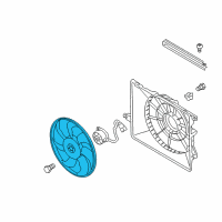OEM 2014 Kia Sorento Fan-Cooling Diagram - 252313K460