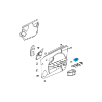 OEM 2007 Saturn Ion Window Switch Diagram - 22664398