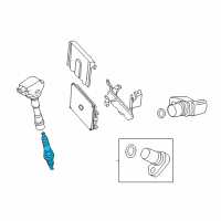 OEM 2010 Honda Insight Spark Plug (Dilfr6F11G) (Ngk) Diagram - 12290-RBJ-003