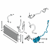 OEM 2018 Lincoln MKZ Compressor Assembly Diagram - DG9Z-19703-D