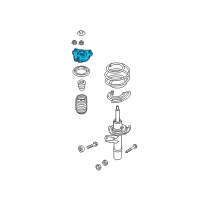 OEM Kia Stinger INSULATOR BRG Assembly-F Diagram - 54608J5001