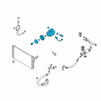 OEM 2018 Kia Stinger Compressor Assembly Diagram - 97701J5160