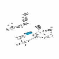 OEM Acura TSX Plate B, Front Floor Heat Baffle Diagram - 74602-TL0-G00