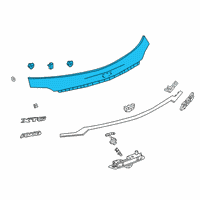 OEM Cadillac Applique Diagram - 84768451