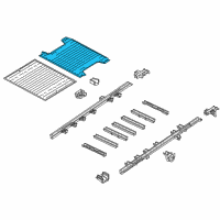 OEM 2019 Ram ProMaster 2500 Pan-Rear Floor Diagram - 68167006AA