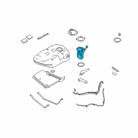 OEM Mercury Fuel Gauge Sending Unit Diagram - 8G1Z-9A299-G