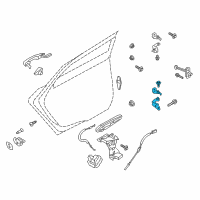 OEM 2015 Lincoln MKZ Lower Hinge Diagram - DS7Z-5426810-B