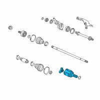 OEM Honda CR-Z Joint, Inboard Diagram - 44310-SMB-300