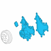 OEM 2011 Toyota Sequoia Water Pump Assembly Diagram - 16100-09525