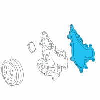 OEM 2022 Lexus GX460 Gasket, Water Pump Diagram - 16271-0S010