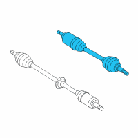 OEM 2011 Hyundai Accent Shaft Assembly-Drive, LH Diagram - 49500-1E111--SJ