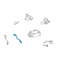 OEM 2009 Toyota Land Cruiser Rear Oxygen Sensor Diagram - 89465-60370