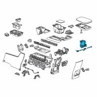 OEM Chevrolet Hinge Diagram - 22827092