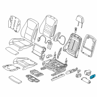OEM 2015 BMW M4 Switch, Seat Adjustment, Memory, Driver Diagram - 61-31-9-359-831