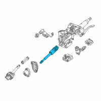 OEM Cadillac ATS Upper Shaft Diagram - 22900206