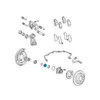 OEM 2003 Toyota Sequoia Bearing Retainer Diagram - 42423-34010