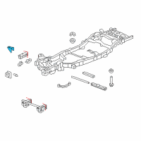 OEM 2013 GMC Sierra 1500 Radiator Bracket Diagram - 15854869