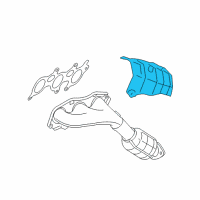 OEM 2007 Lexus GS430 Insulator, Front Floor Heat, NO.3 Diagram - 58155-30040