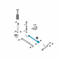 OEM 2021 Jeep Gladiator Suspension Control Arm Diagram - 68453186AA