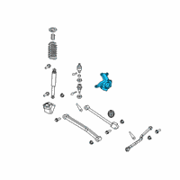 OEM 2021 Jeep Gladiator Front Knuckle Right Diagram - 68477358AA