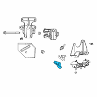 OEM Ram Engine Mount Diagram - 68291379AB