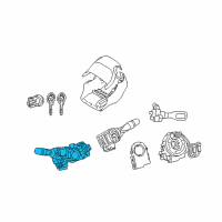 OEM 2018 Toyota Corolla Headlamp Switch Diagram - 84140-02840