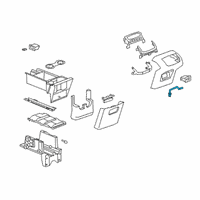 OEM 2019 Chevrolet Traverse Lamp Bezel Diagram - 84390211