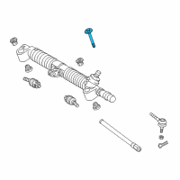 OEM 2015 Scion iQ Gear Assembly Mount Bolt Diagram - 90119-12408