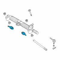 OEM 2014 Scion iQ Inner Tie Rod Diagram - 45503-74010