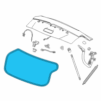 OEM 2019 Cadillac CTS Weatherstrip Diagram - 84113009