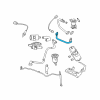 OEM 2008 Chrysler 300 Tube-Exhaust Manifold To EGR Val Diagram - 4591916AC