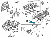 OEM 2022 BMW M240i xDrive Engine Mount Bracket Diagram - 11618602078