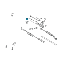 OEM 2015 Hyundai Genesis Coupe Rubber-Gear Housing Mounting Diagram - 57789-3F500